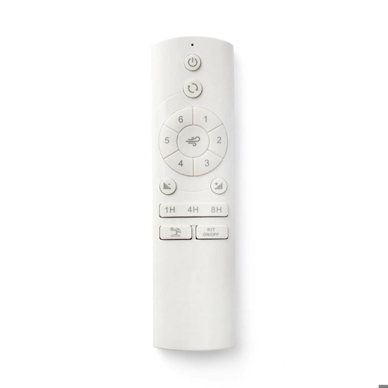 Ventilatore a soffitto bianco fino a 28mq con luce e telecomando