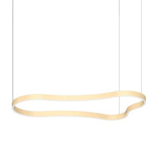 Waves-3 sp ideal lux lampadario moderno oro led 155cm