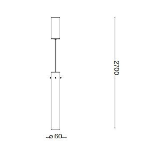 Lampada a sospensione per isola cucina flam sp vetro fume' led