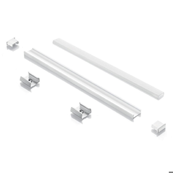 Profilo alto bianco 3mt ideal lux per strisce led max 11mm