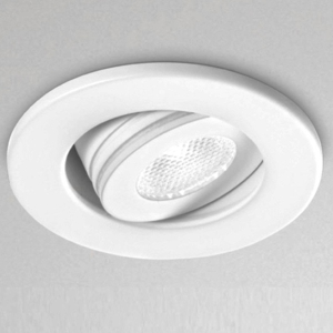 Gea luce elara faretto da incasso a led bianco 3w 4000k rotondo