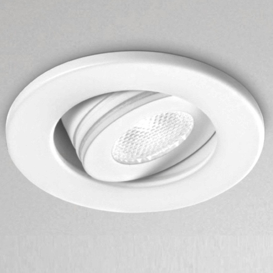 Gea luce elara faretto da incasso a led bianco 3w 4000k rotondo