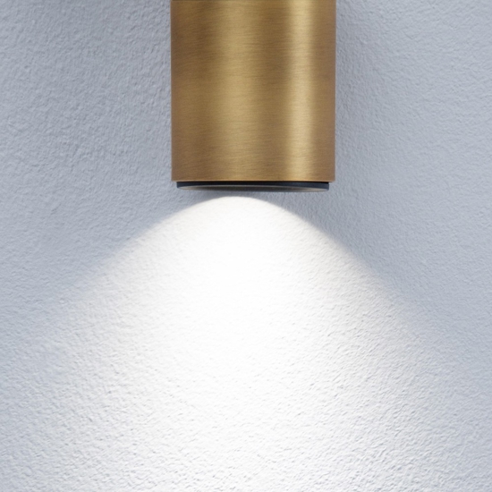 Applique da parete con spot orientabile nero oro