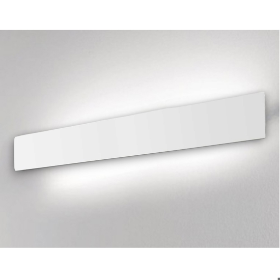 Applique zig zag ap1 d75 bianco ideal lux led 4000k 30w moderna