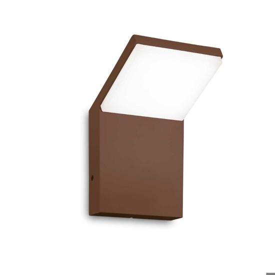 Ideal lux style ap 3000k applique da esterno marrone