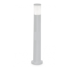 Atena pt1 bianco ideal lux lampione da giardino