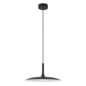 Lampadario da cucina disco nero led 16w 3000k design