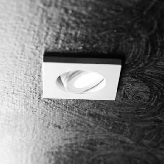Faretto led incasso orientabile 3w 4000k bianco gea luce elara