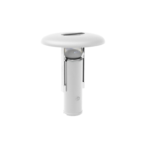 Lampada da tavolo portatile linea light camping bianca led
