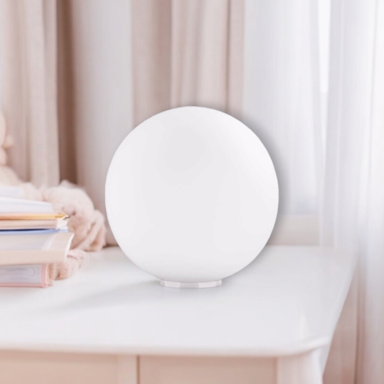 Mapa bianco tl1 d20 ideal lux abat-jour moderna per camera da letto