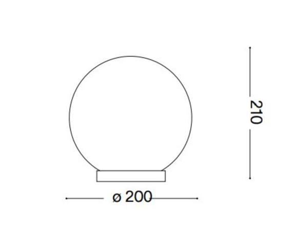 Mapa bianco tl1 d20 ideal lux abat-jour moderna per camera da letto