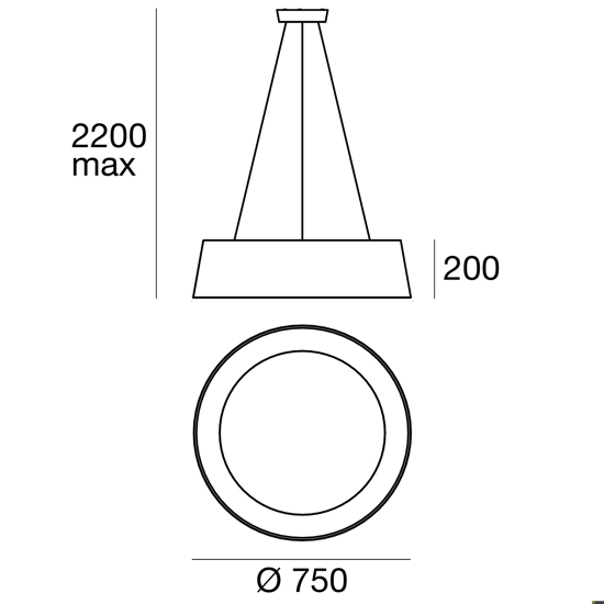 Stilnovo oxygen lampadario giallo moderno led dimmerabile 50w 3000k