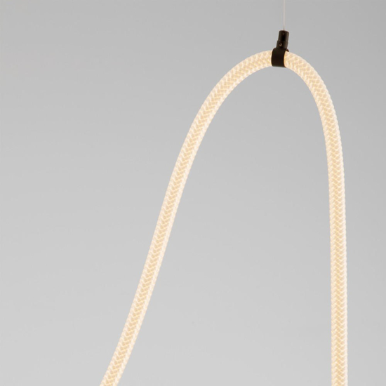 Lampadario moderno tubo di silincone led 33w 3000k dimmerabile