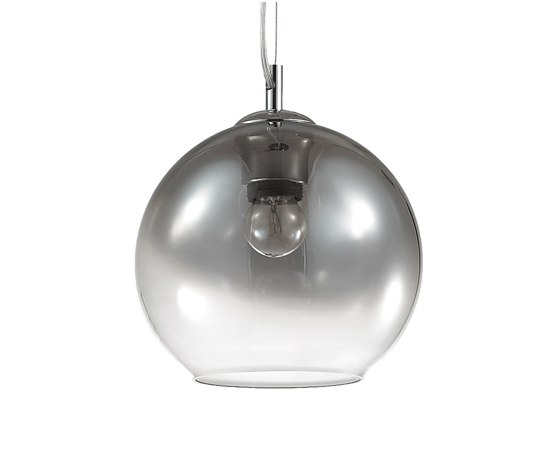 Lampadario moderno nemo plus sp5 ideal lux vetri fume
