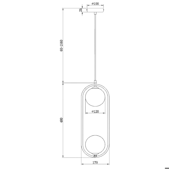 Lampadario ring pendente per comodini camera da letto bianco moderno maytoni