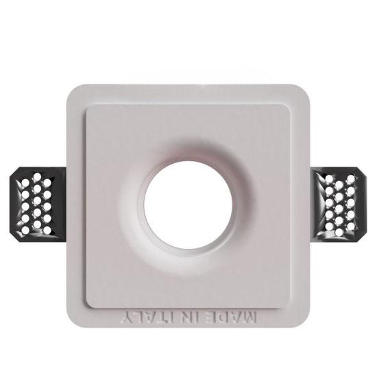 Faretto da incasso tondo di gesso per controsoffitto
