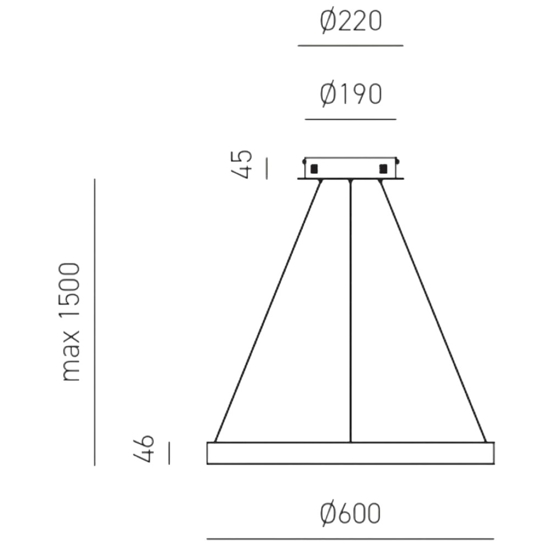 Gea luce criseide s-p bianco led 60w 3000k lampadario moderno