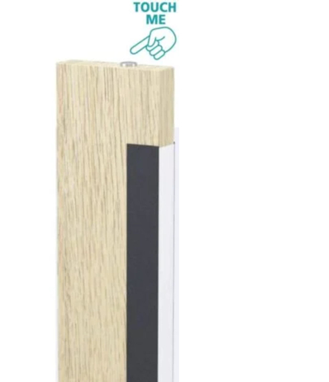 Lampada da terra di legno moderna led 19w 3000k dimmerabile