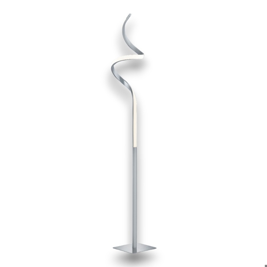 Lampada da terra grigio led 11w 3000k design moderna