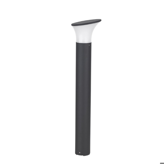 Lampione moderno da giardino ondaluce plt ares nero ip54 design moderno
