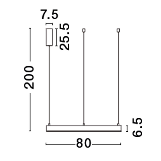 Lampadario cerchio bianco 80cm led 50w 2700k a 6000k dimmerabile