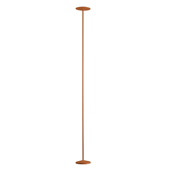 Lampada da terra led 3000k moderna linea light poe terracotta