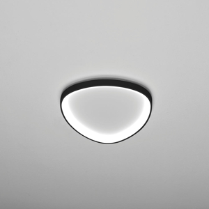 Vivida lifering plafoniera led nera 38w dimmerabile 3000k 4000k