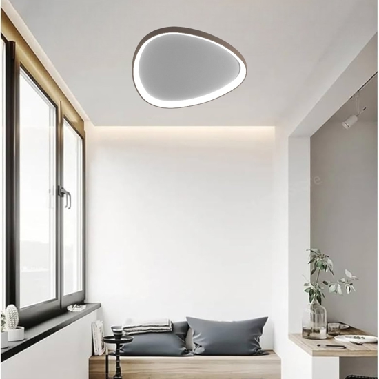 Vivida lifering sabbia plafoniera a led 38w 3000k-4000k moderna
