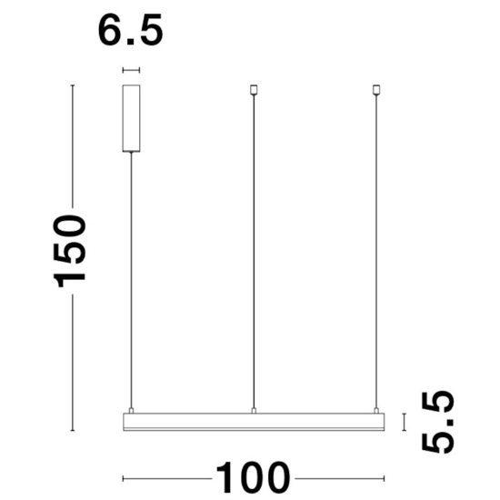 Lampadario anello 100cm led 60w 2700k a 6000k dimmerabile