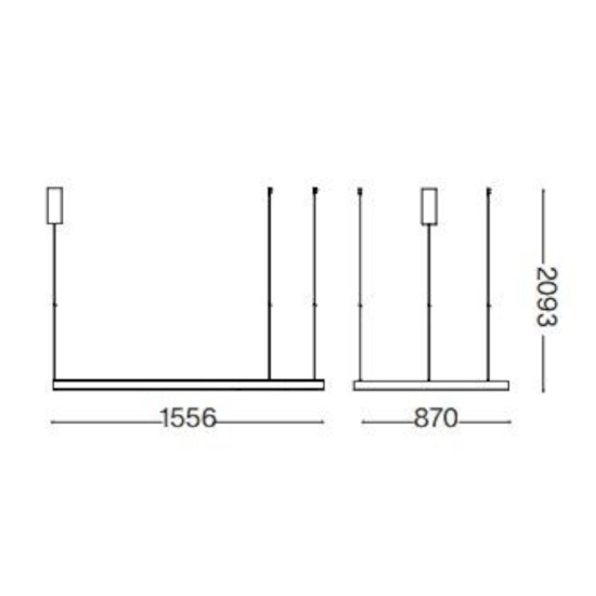 Waves-3 sp ideal lux lampadario moderno oro led 155cm
