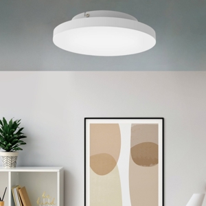 Turcona eglo plafoniera led smart tonda 30cm led rgb dimmerabile 2700k-6500k