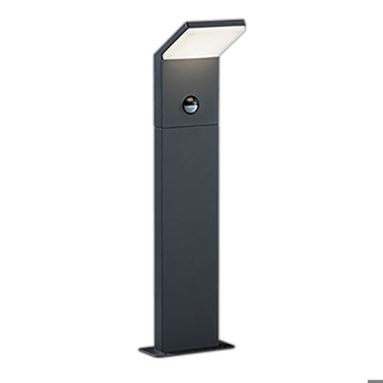 Lampioncino per giardino moderno led 8w 3000k con sensore di movimento