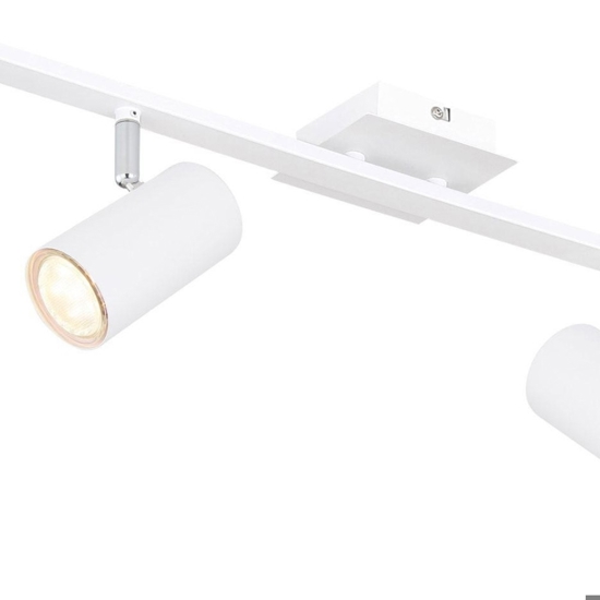 Plafoniera led bianco con spot orientabili monofase