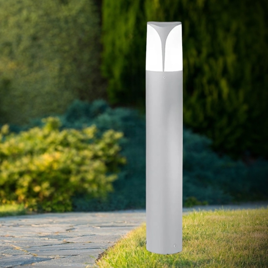 Gea luce lampioncino da giardino ip44 grigio h80 cm
