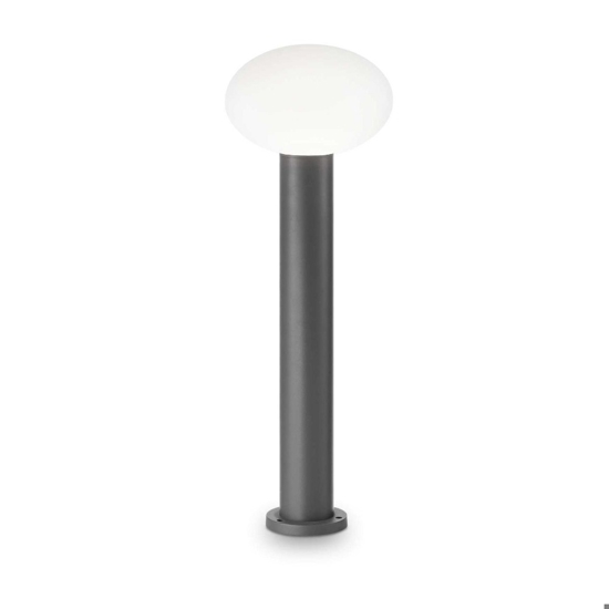 Lampione da esterno giardino clio mpt1 ideal lux antracite ip44