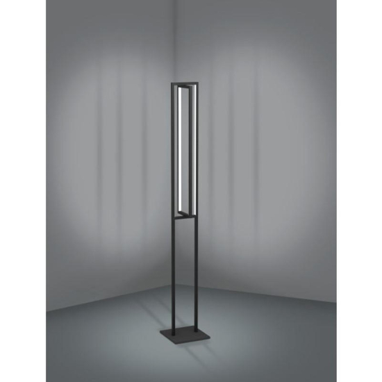 Eglo siberia lampada da terra moderna minimalista led dimmerabile con telecomando