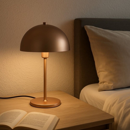 Abat-jour per camera da letto moderna marrone