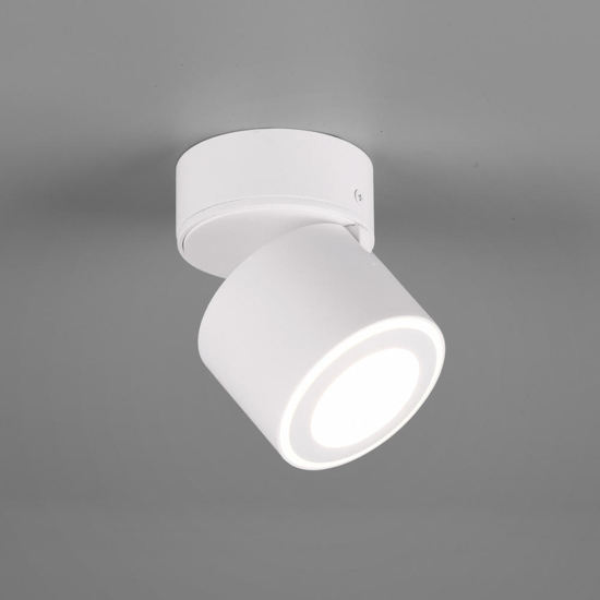 Faretto bianco da incasso led 6w 3000k orientabile