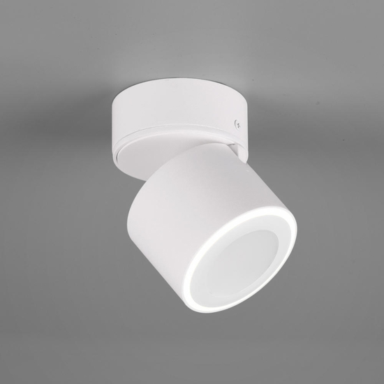 Faretto bianco da incasso led 6w 3000k orientabile
