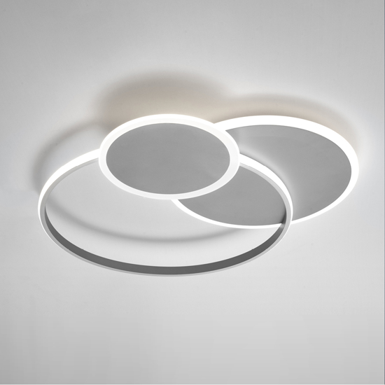 Plafoniera led eclipse vivida bianca 60w 3000k 4000k