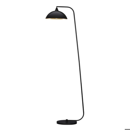 Lampada da terra moderna orientabile dettagli colore oro