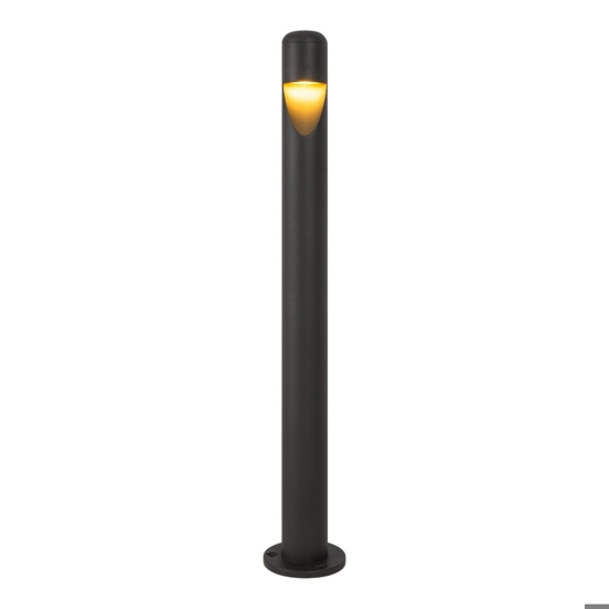 Maytoni lampione moderno hagen per esterni led 5w 3000k grafite