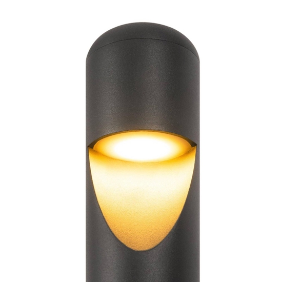 Maytoni lampione moderno hagen per esterni led 5w 3000k grafite