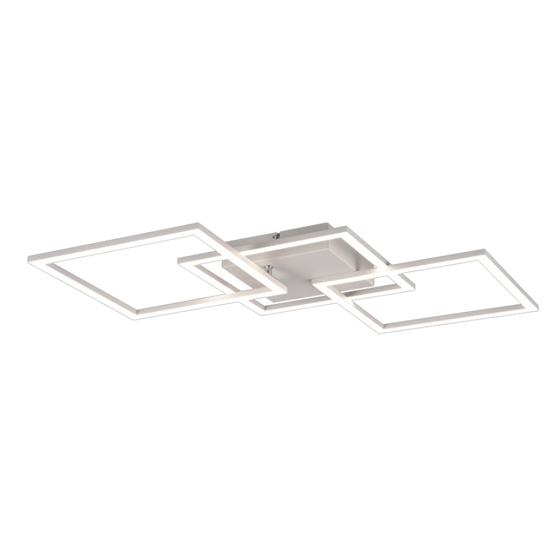 Plafoniera moderna bianca led 4000k orientabile