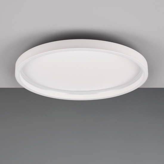 Plafoniera moderna bianca led 3000k minimalista
