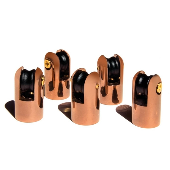 Vivida twist lampadario moderno led 18w 3000k oro rosa