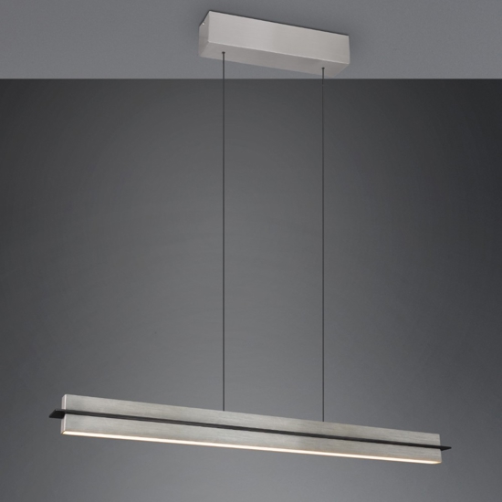 Lampadario per cucina nichel led 2700k a 5000k