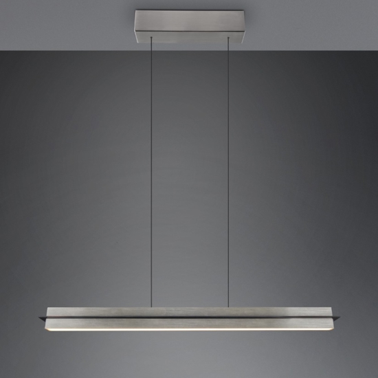 Lampadario per cucina nichel led 2700k a 5000k