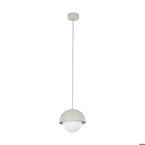 Visualizza i dettagli per Lampada a sospensione per isola penisola cucina beige a cupola 17 cm cavi regolabili Lampada a sospensione per isola penisola cucina beige a cupola 17 cm cavi regolabili