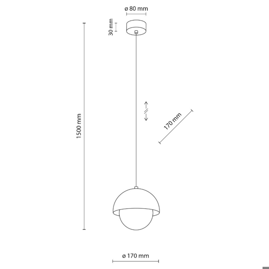 Lampada a sospensione per isola penisola cucina beige a cupola 17 cm cavi regolabili